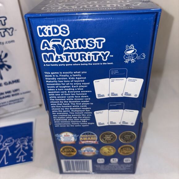 Kids Against Maturity Core Card Game & Expan Pack Vol 1 Sticker & Magnet. NEW - Picture 3 of 6